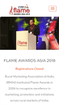 Mobile Screenshot of flameawards.com